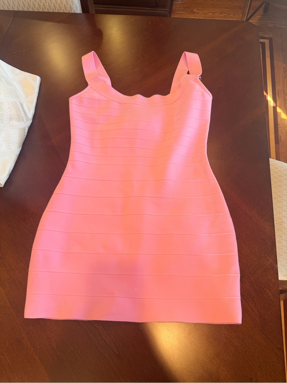 Windsor Simple Pink Bandage Bodycon Dress